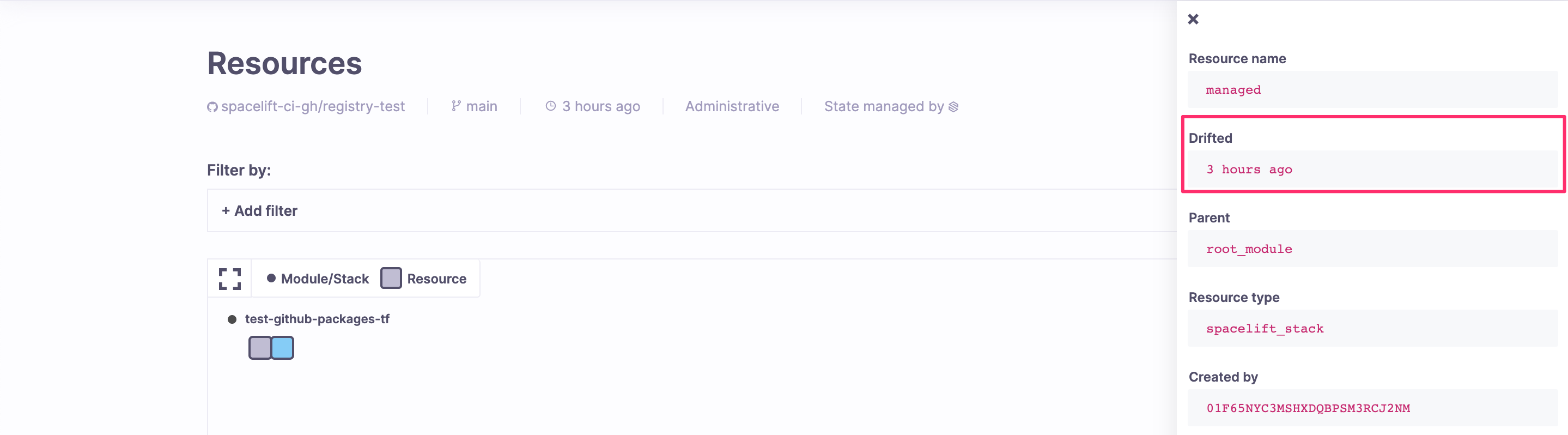 Drift detection - Spacelift Documentation