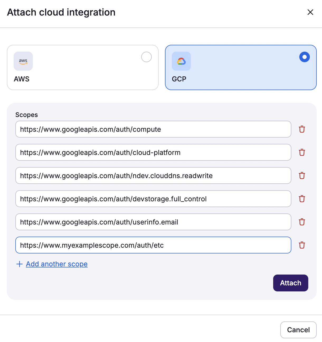 Set up GCP integration