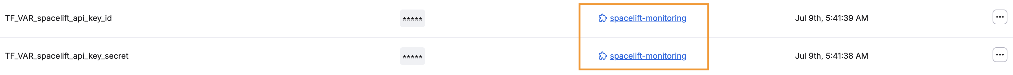Attached context labels
