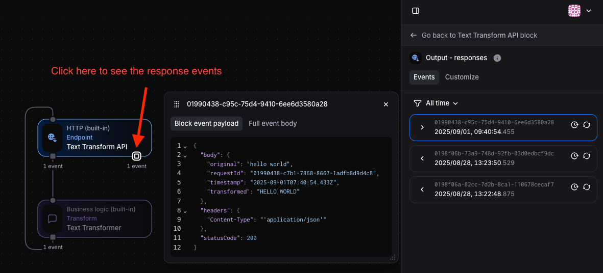 HTTP Response Event