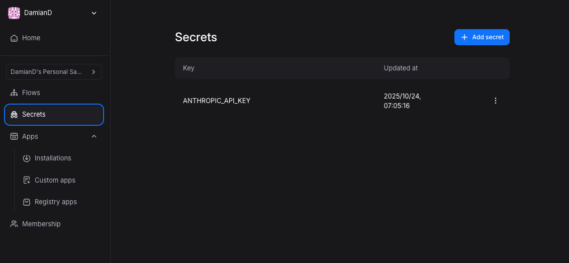 Secrets View