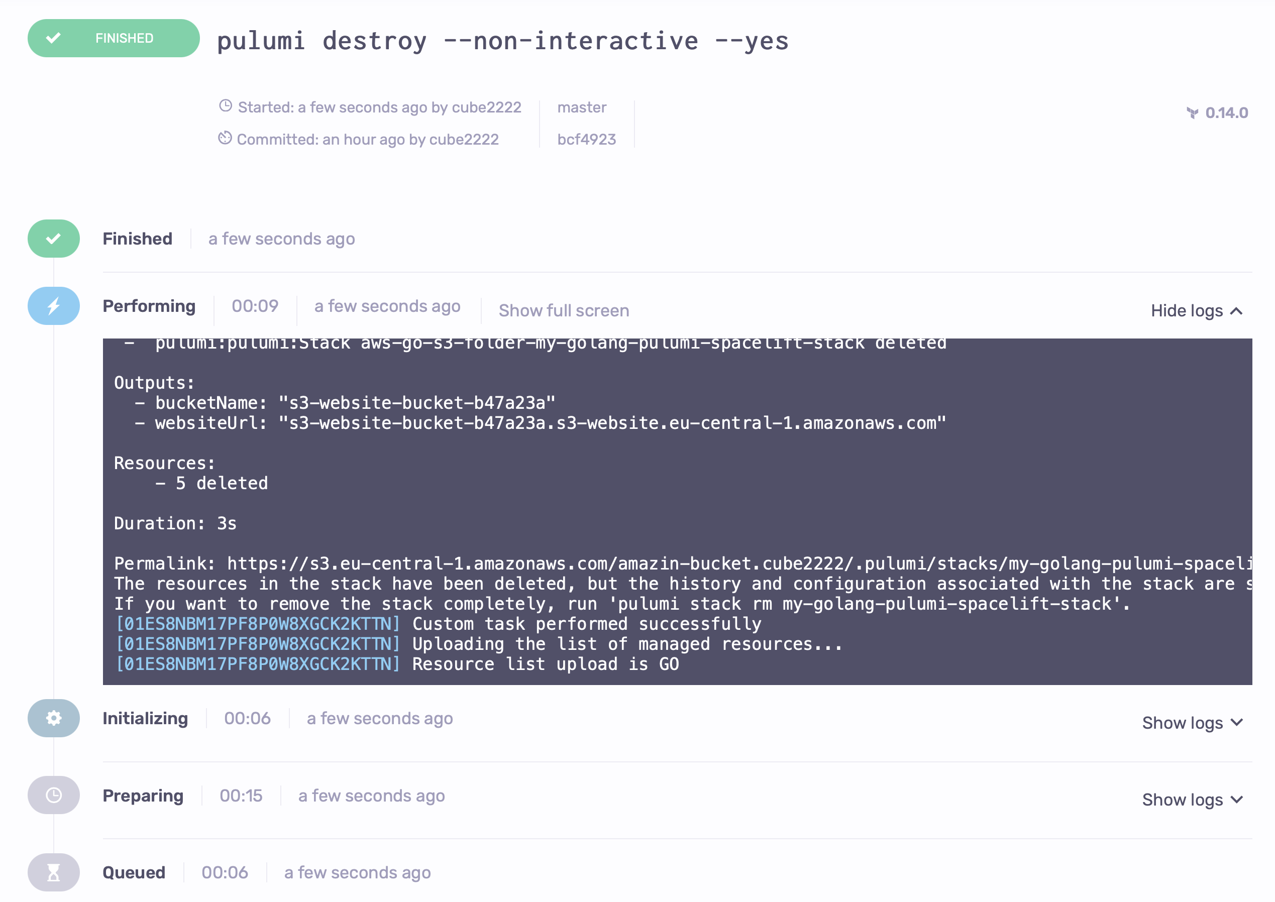 Go - Spacelift Documentation