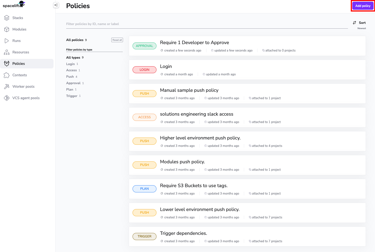 Policy - Spacelift Documentation