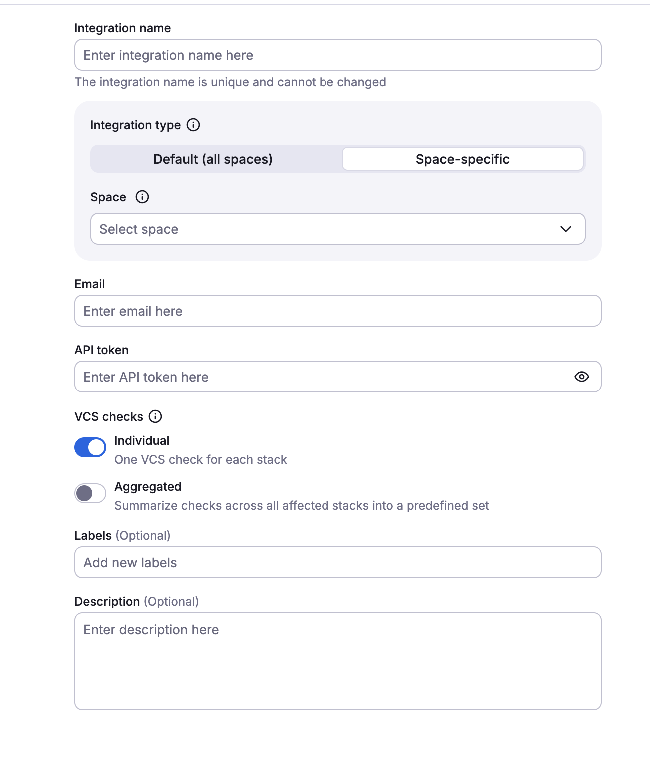 Create a Bitbucket integration