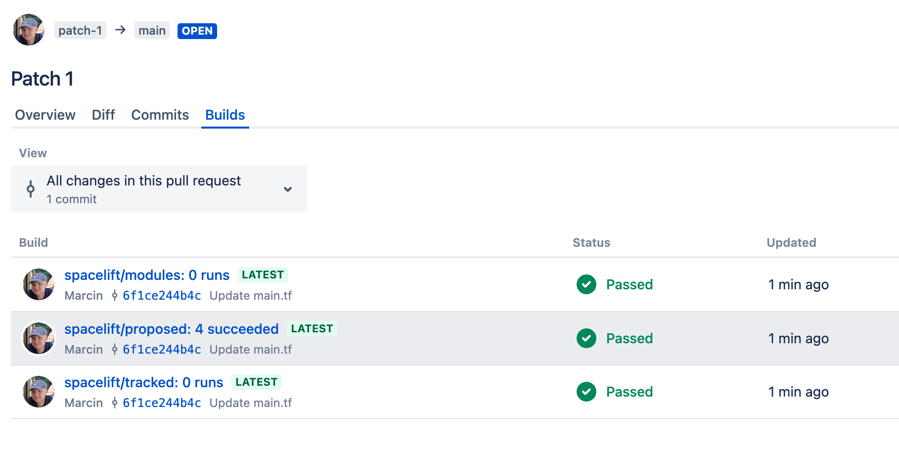 Summary with aggregated checks