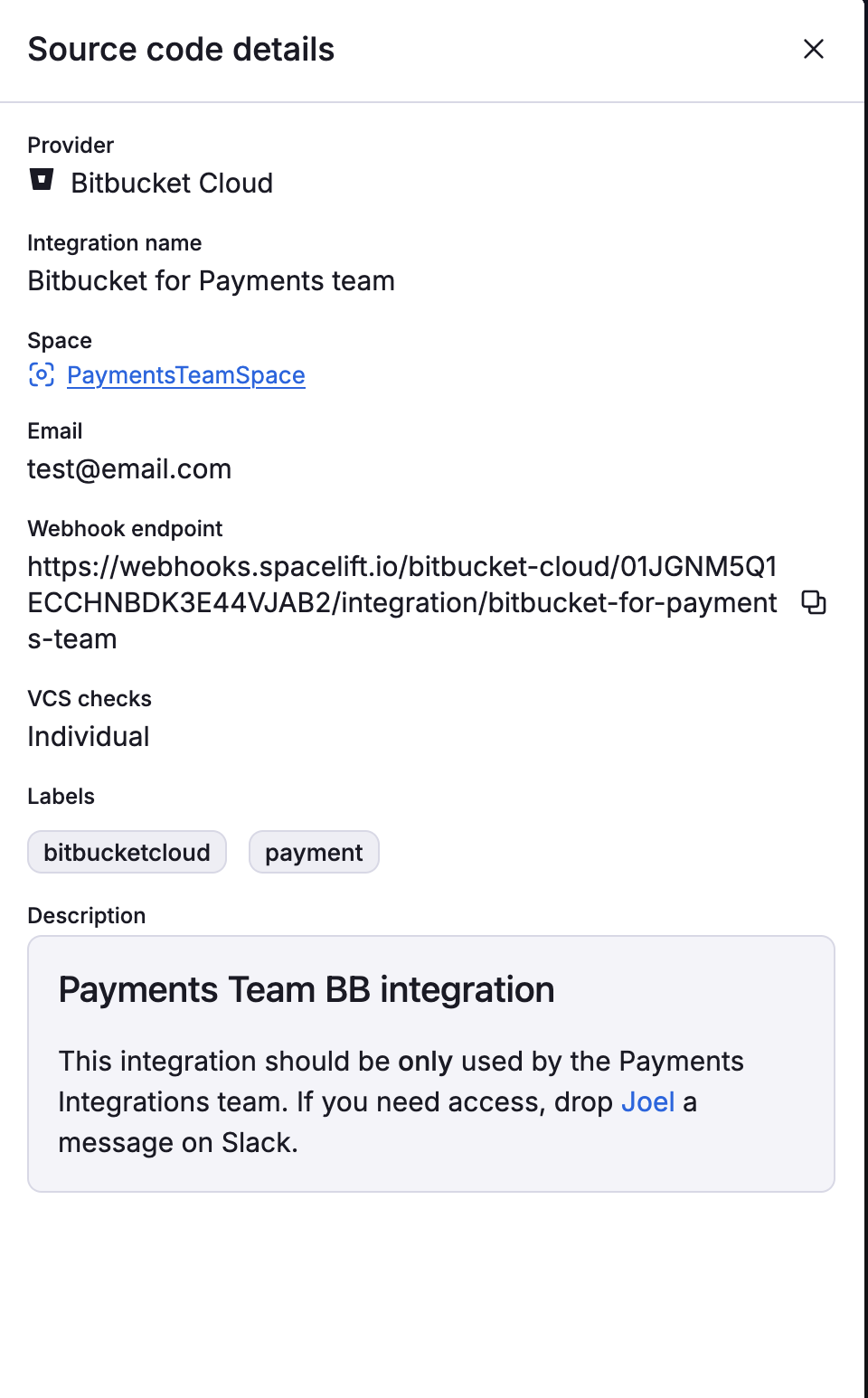 Find webhook endpoint and secret