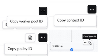 Copy resource ID