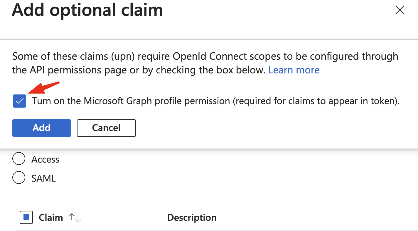 Allow GraphQL API access for UPN