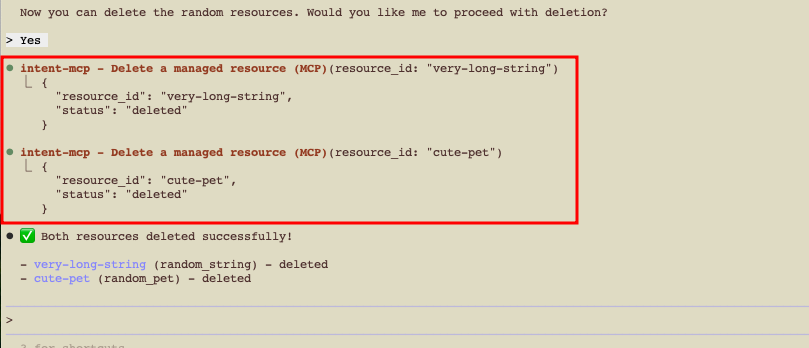 Policy evaluation result