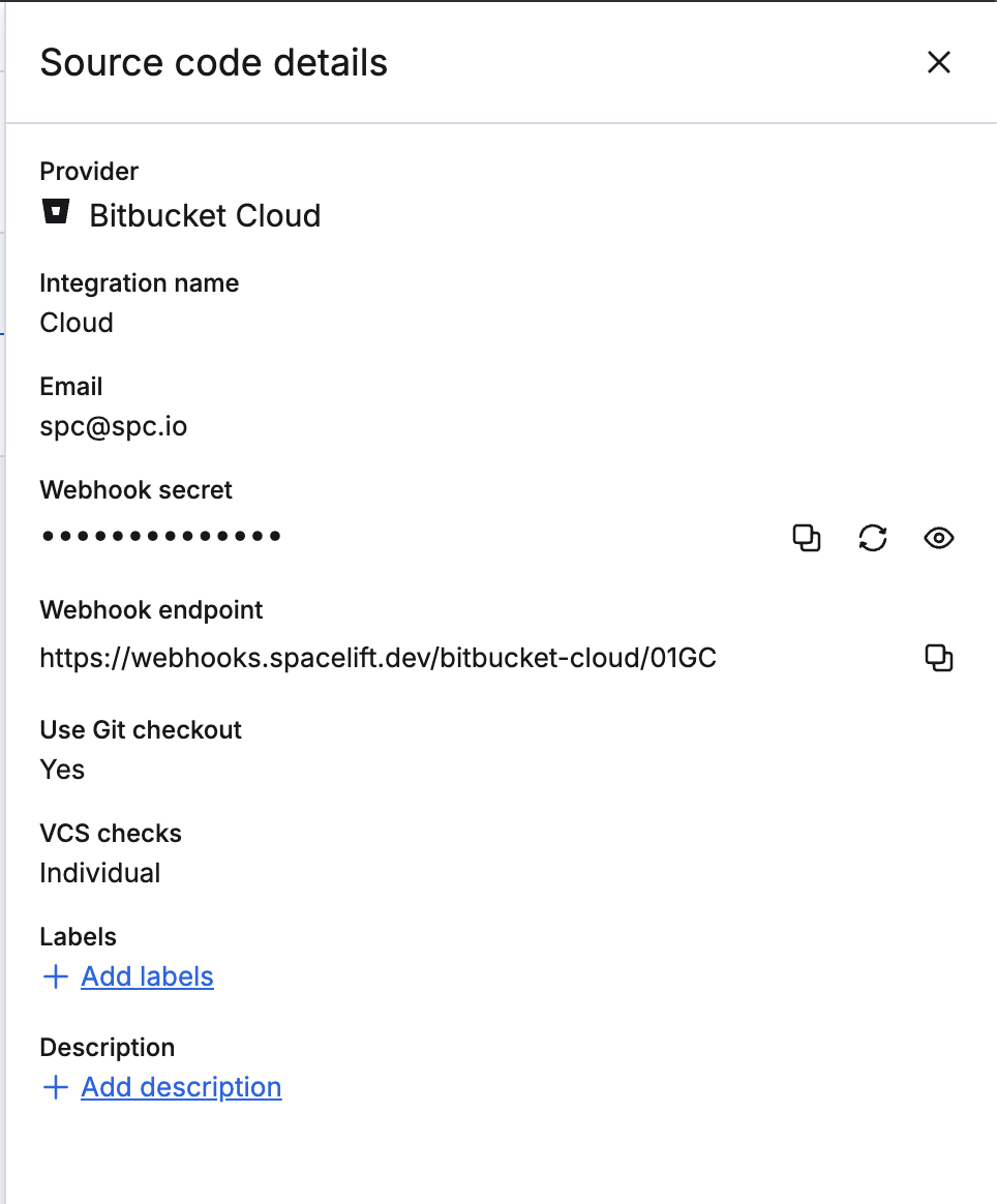Find webhook endpoint and secret