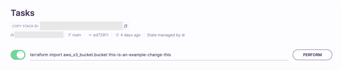 Use Terraform import command