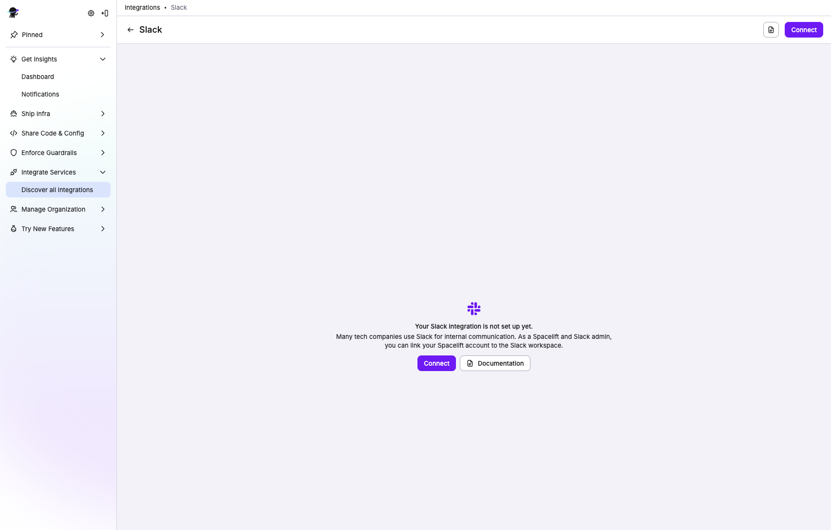 Connect to Slack