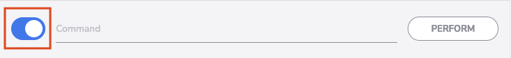 Task initialization toggle