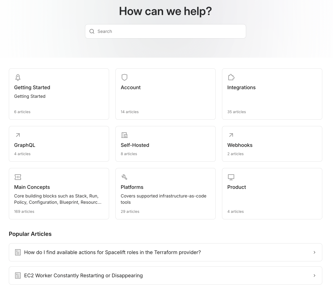 Support KB site