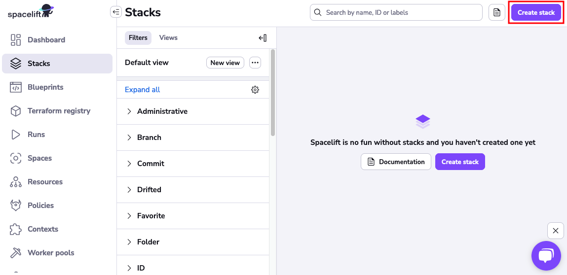 Create a stack