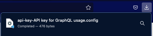 Download the file